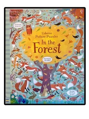 BUNDLE & SAVE 🔍 Usborne Picture Puzzles In the Forest Book